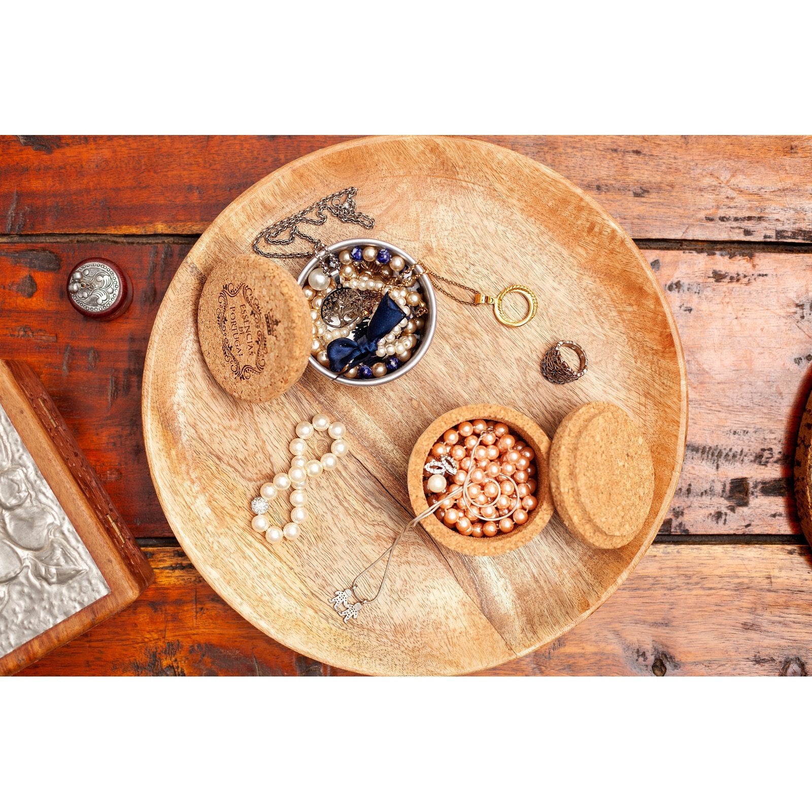 Boite à bijoux et savon artisanal - Fruits des champs (2 x 50gr.)