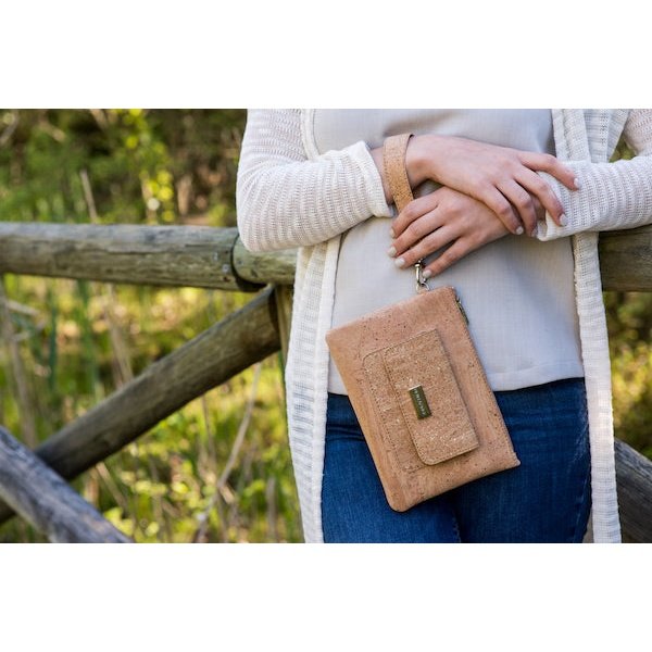 LEIA handbag in NATURAL cork