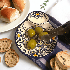 Plat à olives en céramique portugaise