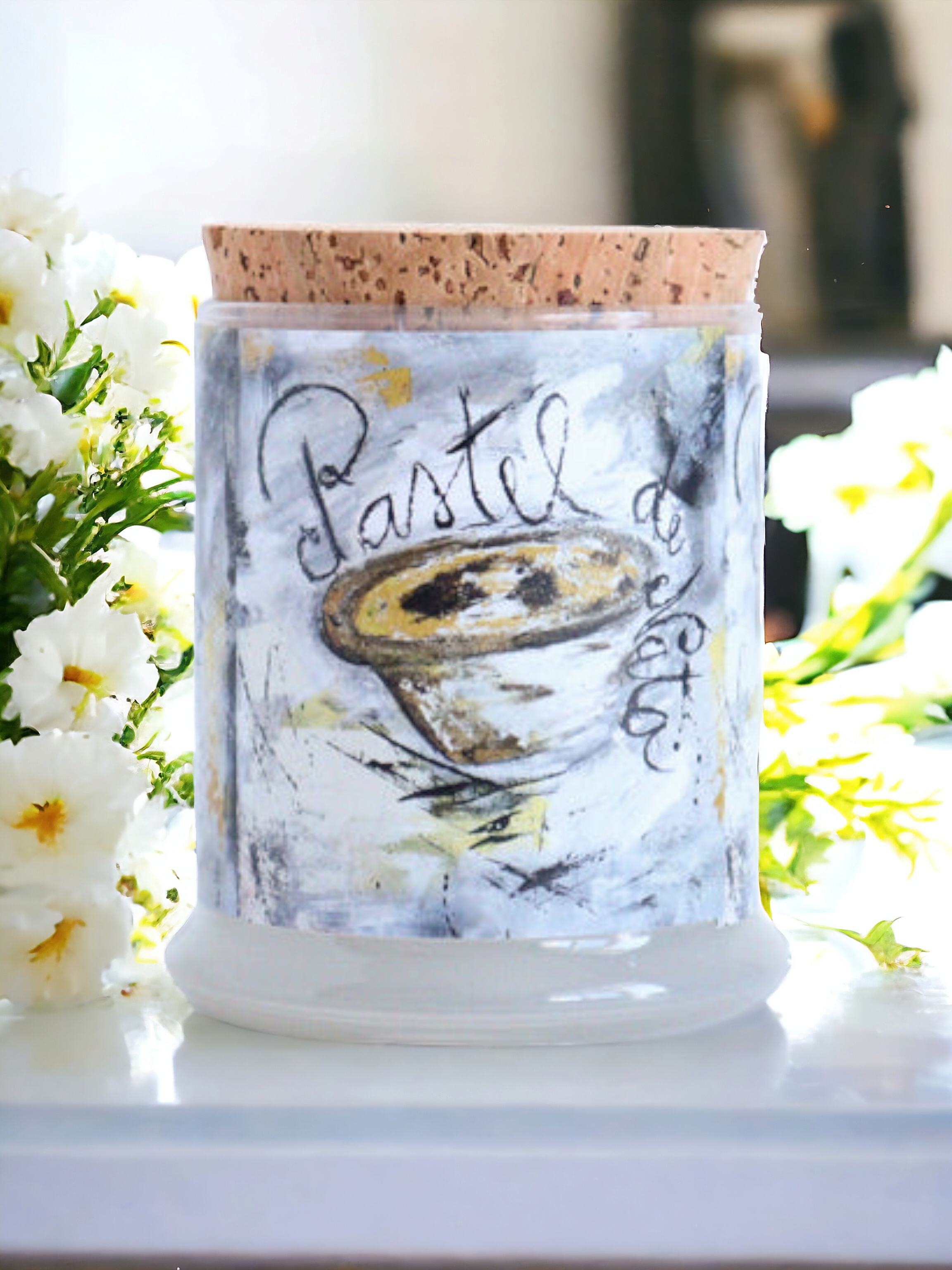 ''Pastel de Nata'' soy wax candle