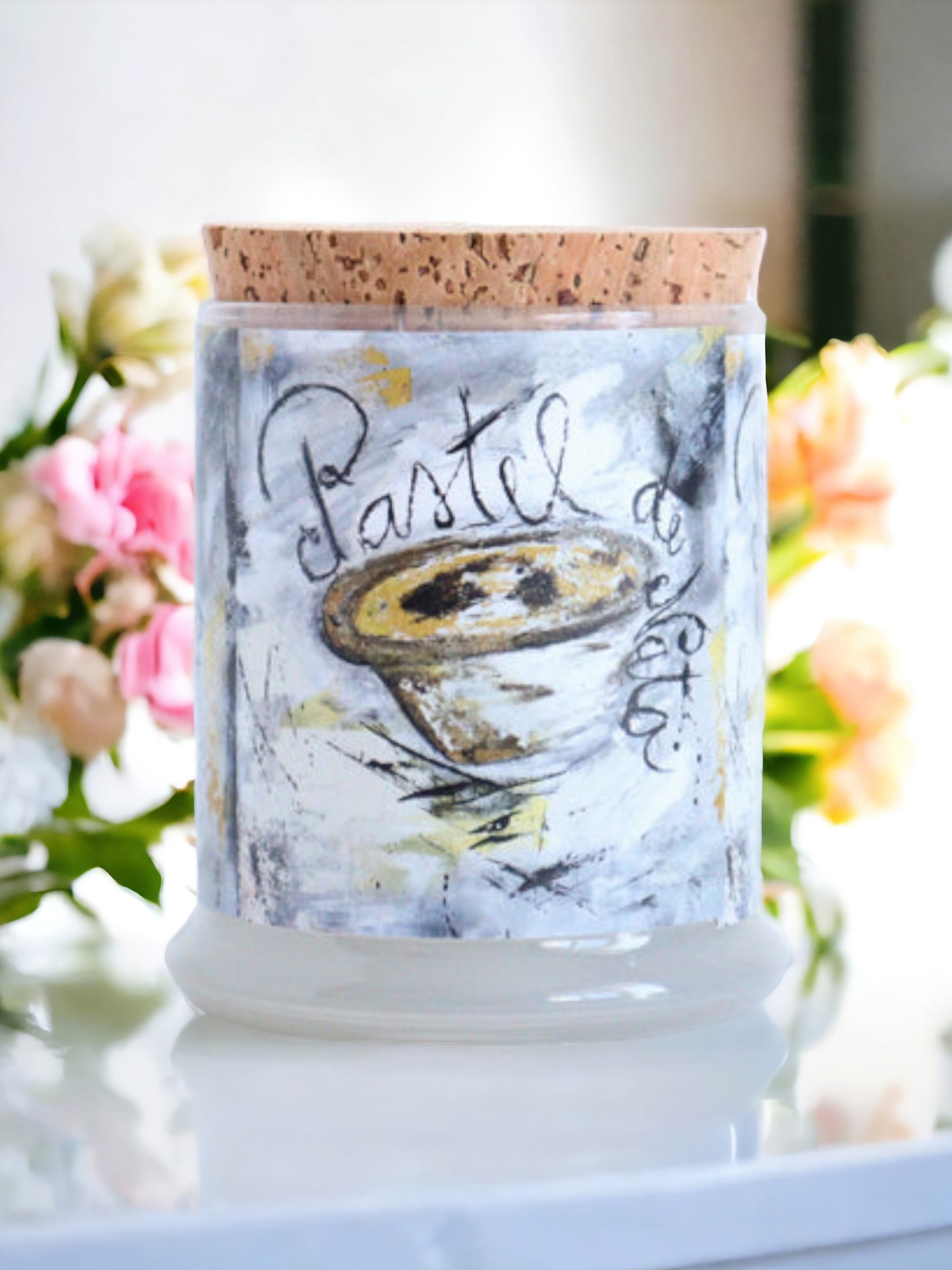 ''Pastel de Nata'' soy wax candle