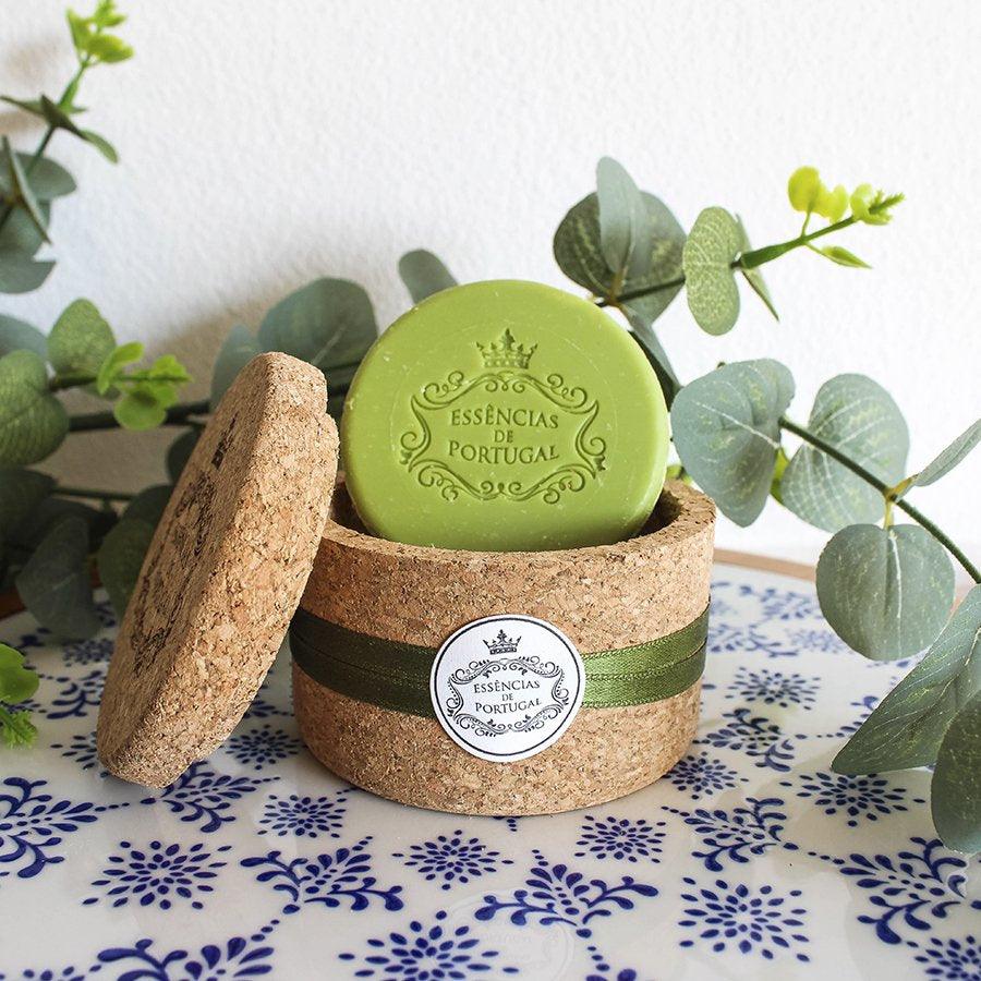 Boite à bijoux et savon artisanal - Eucalyptus (2 x 50gr.)