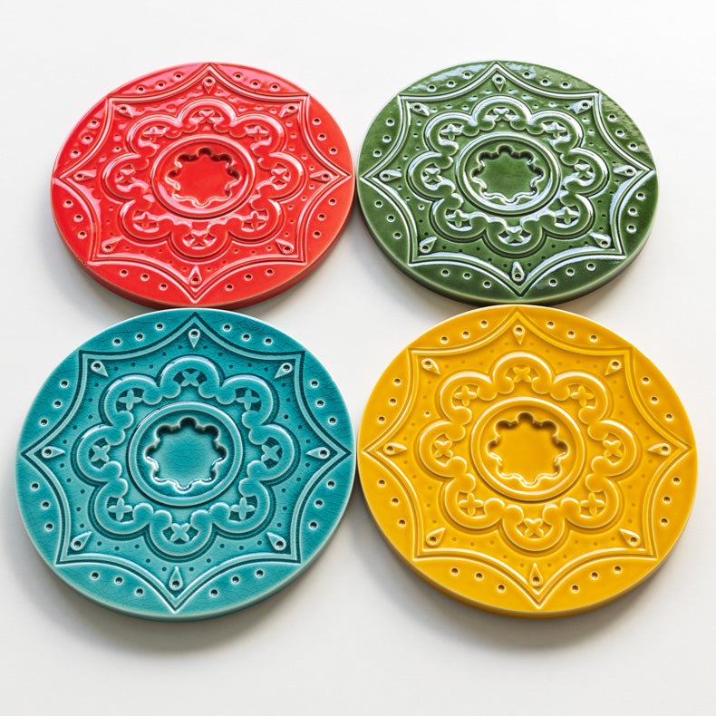 Ceramic trivet (choice of colors)